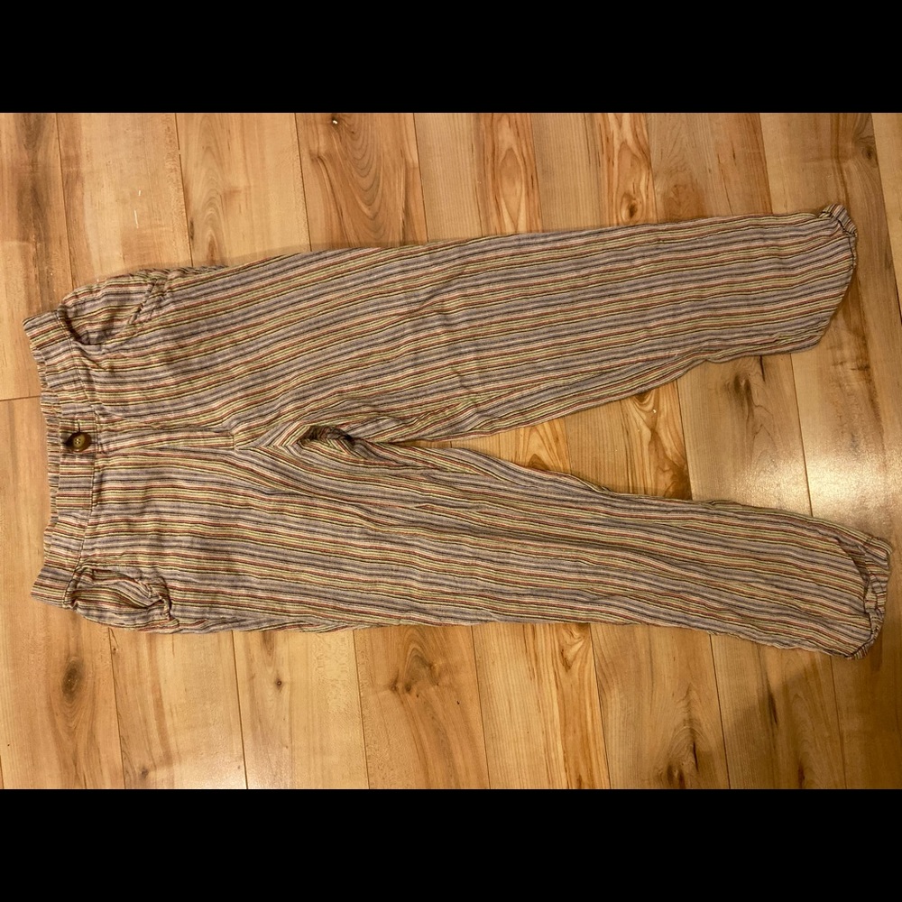 Twill multi colored pants